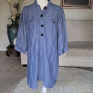Chico's Women's Linen Dress Size US XL